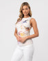 AIMLEY-Tops-Stitch Detail Printed Racer Top- Ted Baker Romania
